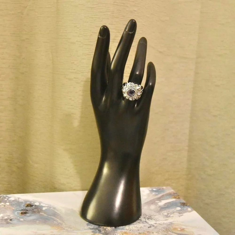Purple Faux Amethyst Cocktail Ring